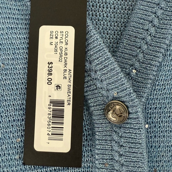 Kobi Halperin Blue Cardigan Sweater - Picture 5 of 13